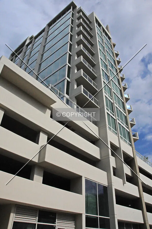 Looking up the northwest corner from Maple Avenue