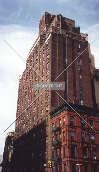 View from the northeast