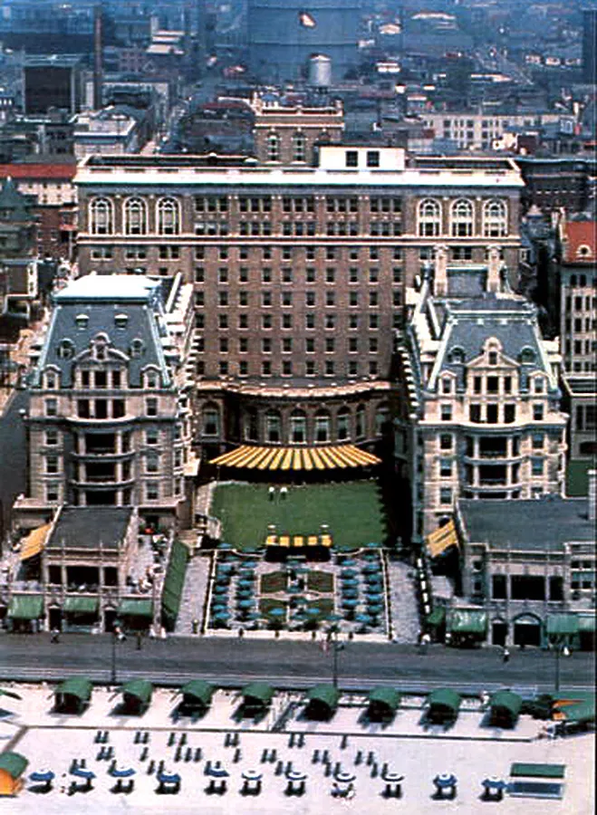 Vintage view from the southeast