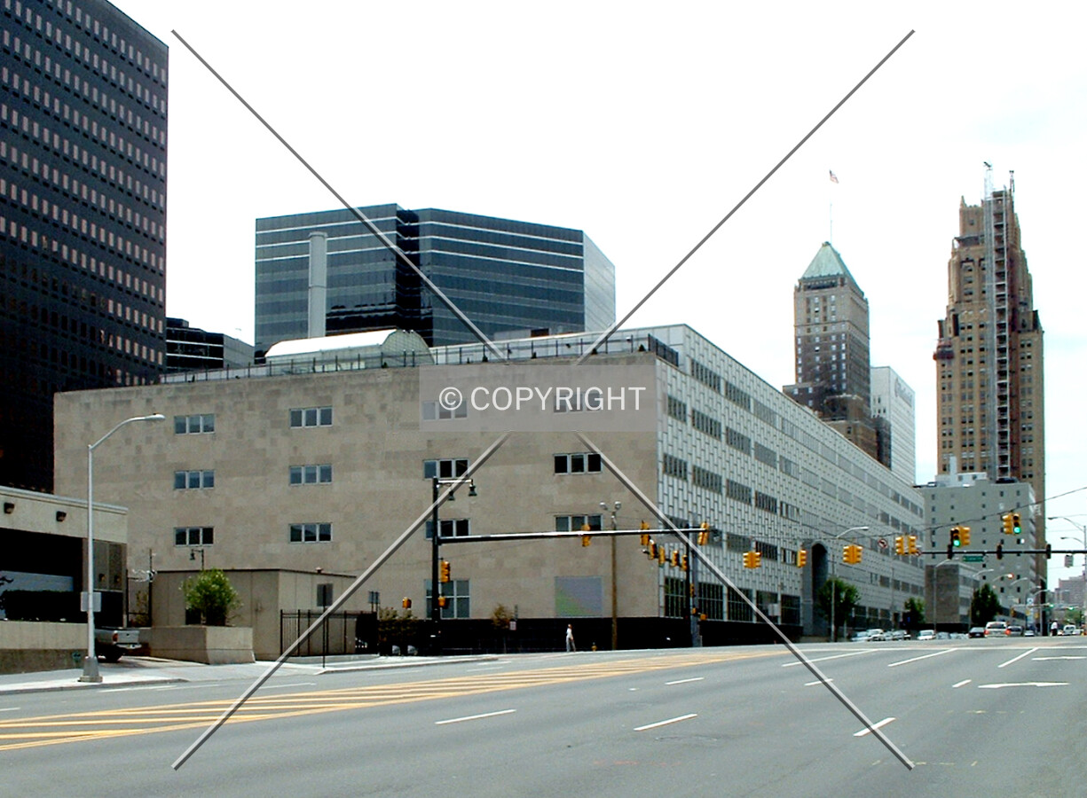View from the east along Raymond Boulevard