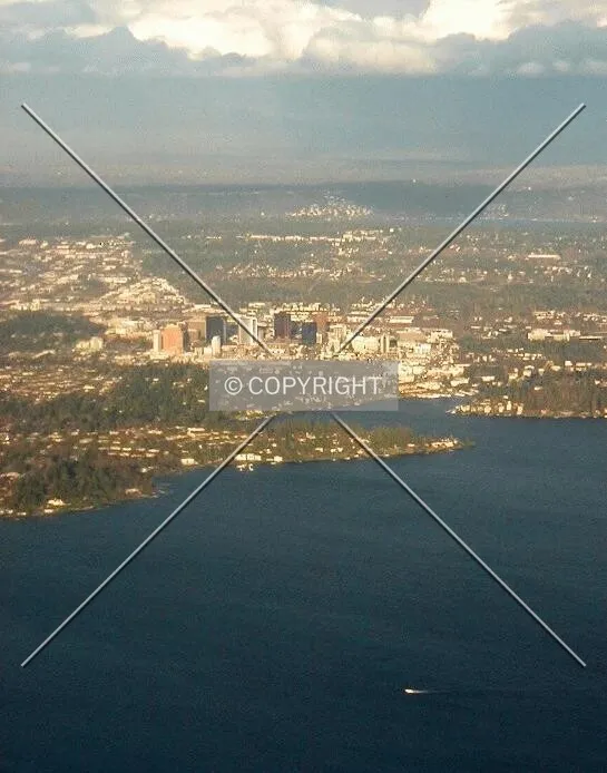 Over Lake Washington, early Spring 2003
