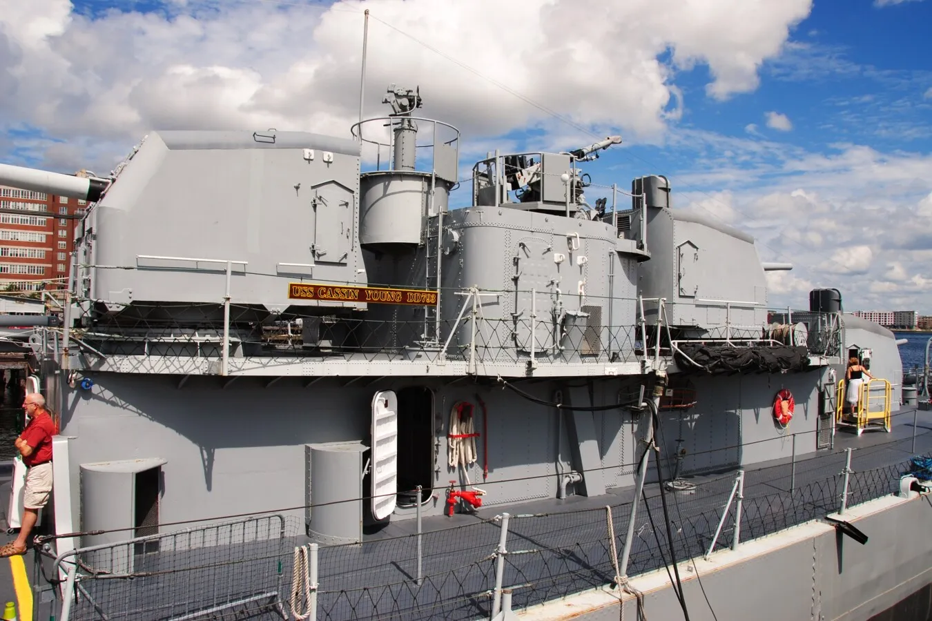 USS Cassin Young on display at Charlestown Navy Yard