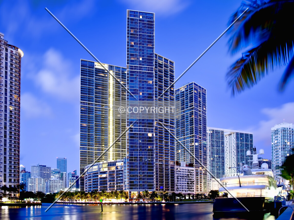 Icon Brickell North Tower, Brickell Key, Miami, Florda, U.S.A.