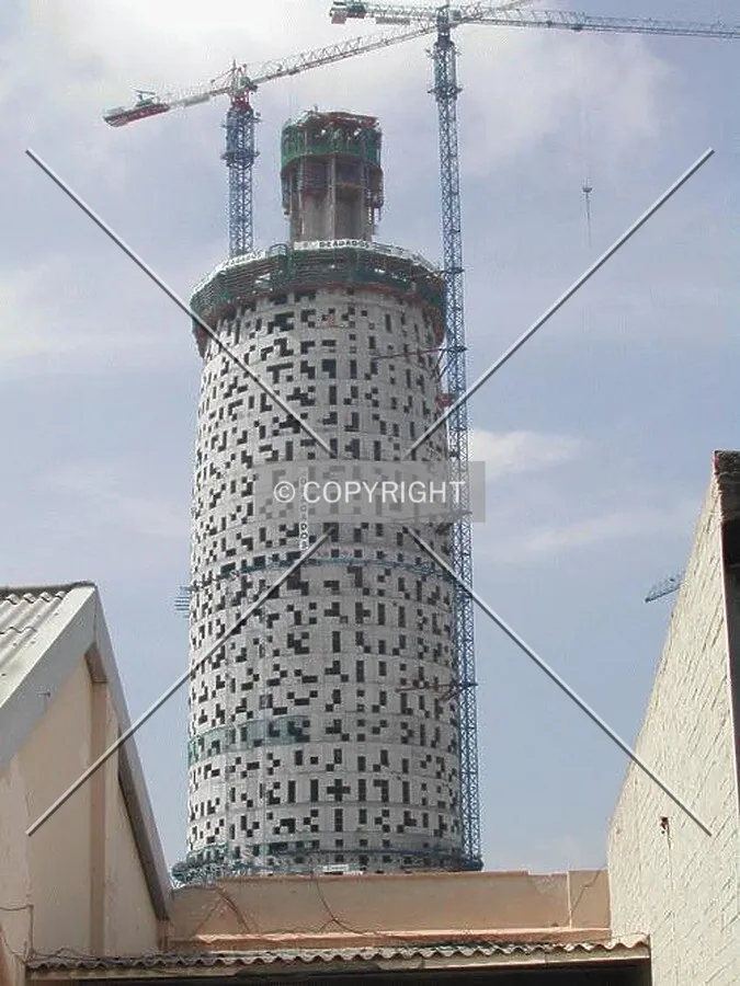 Distant view of the building