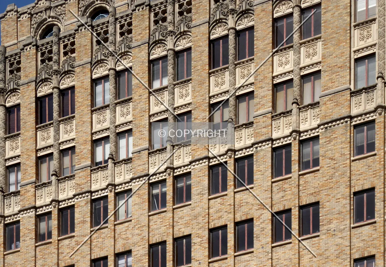 Western facade detail