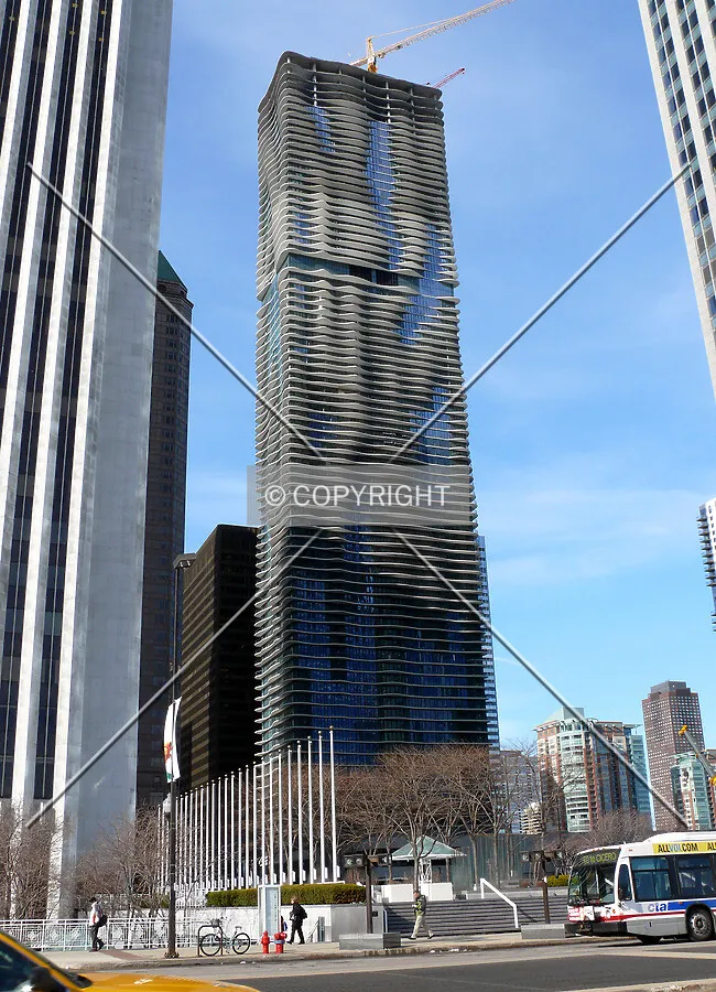 View to the north as seen from Randolph Street