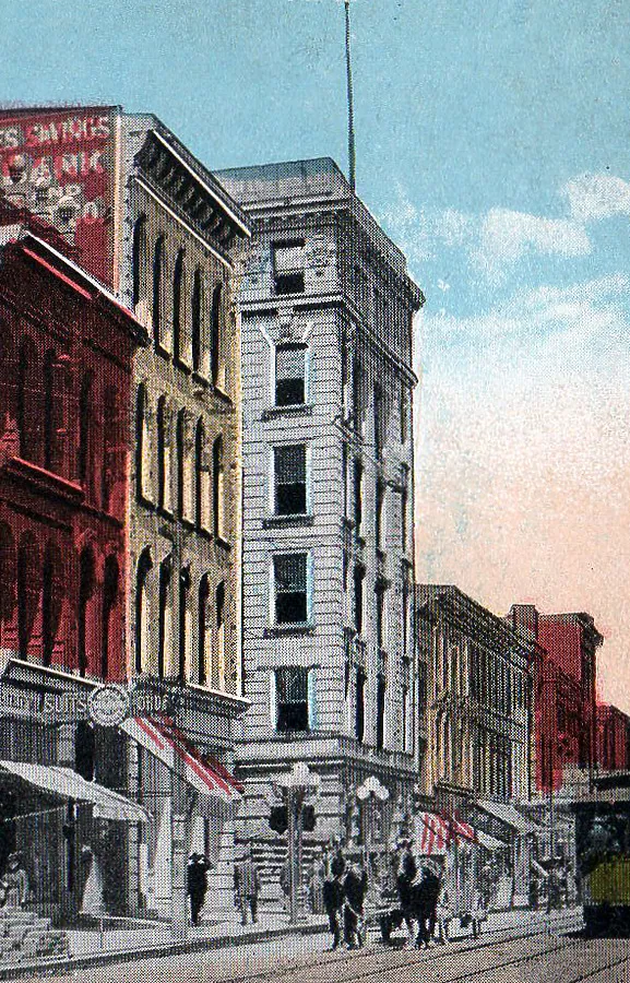 Vintage view from the southeast