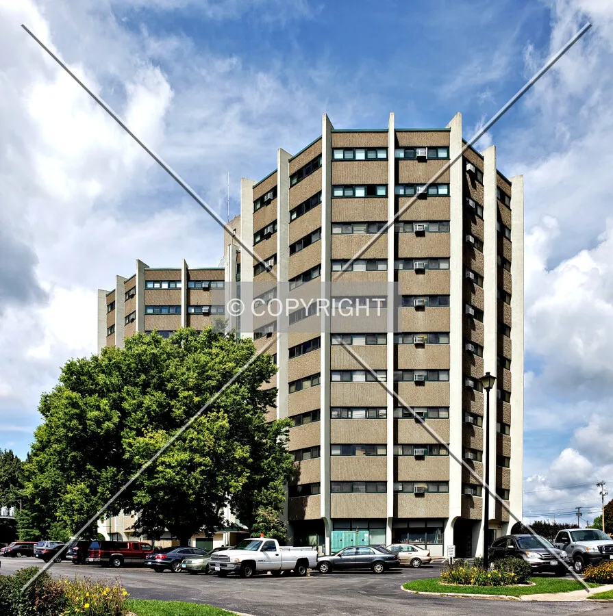 View from the southeast; September 2, 2019