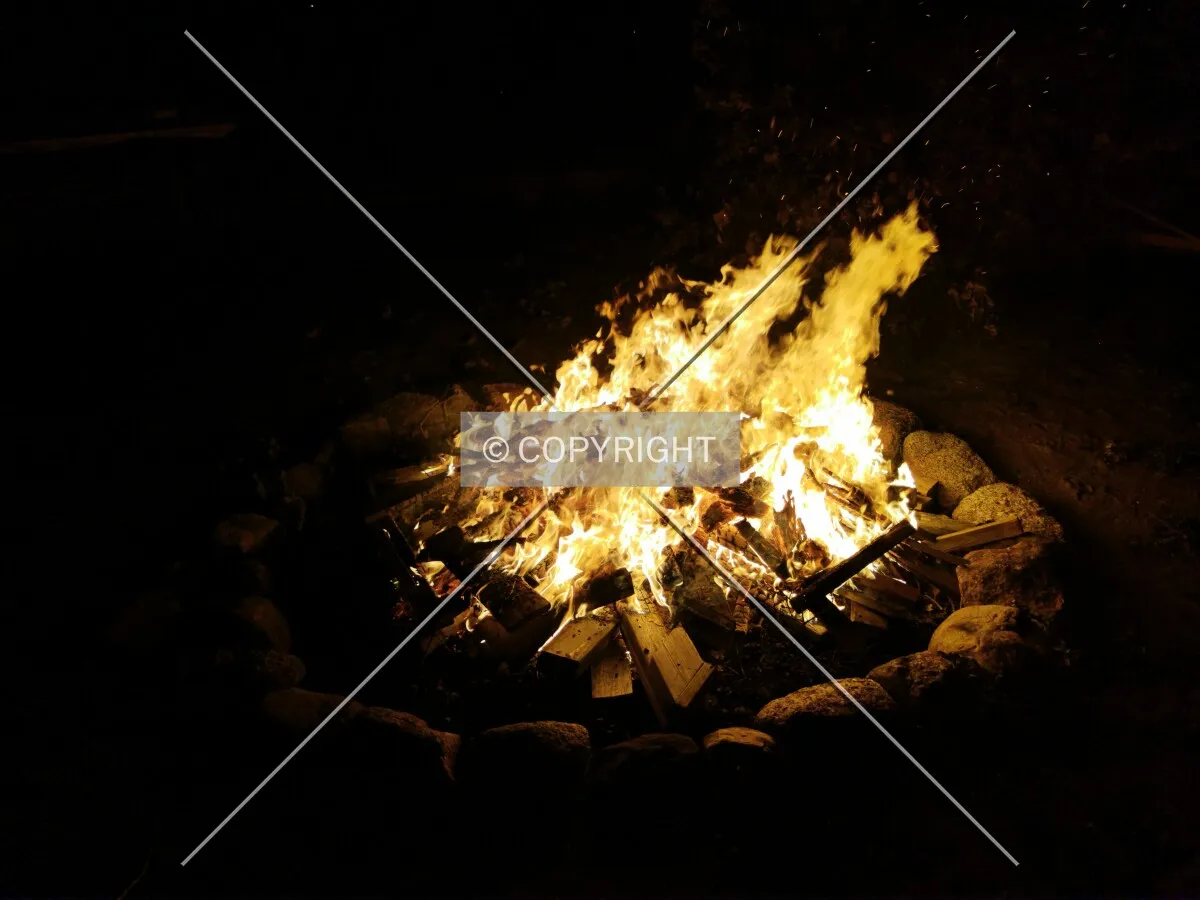A fireplace