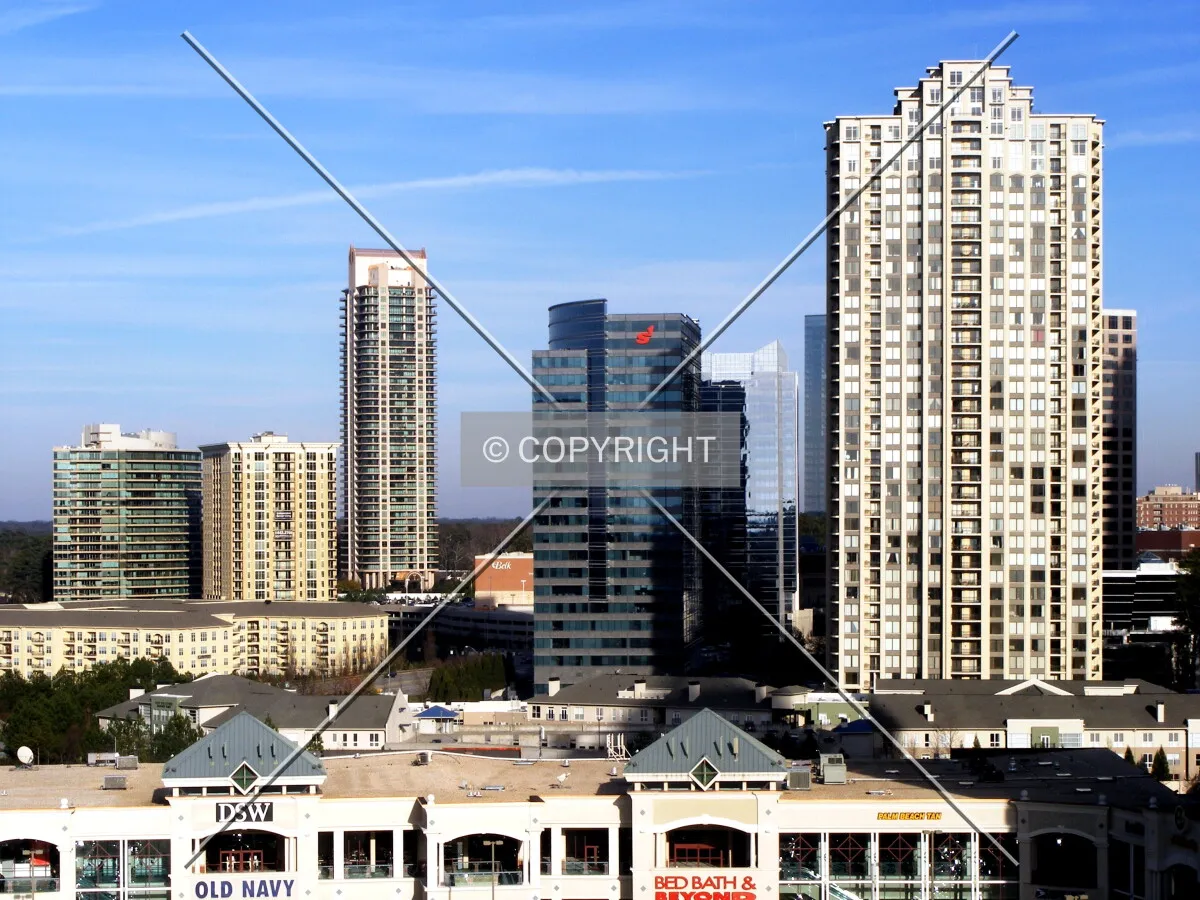 Buckhead scene looking east