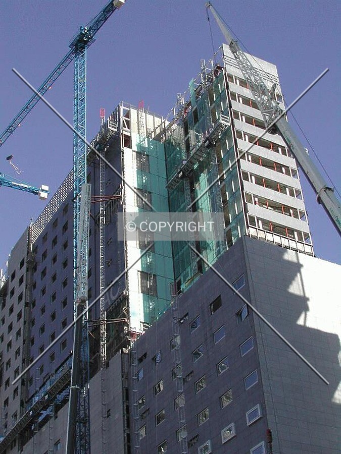 View of the building top