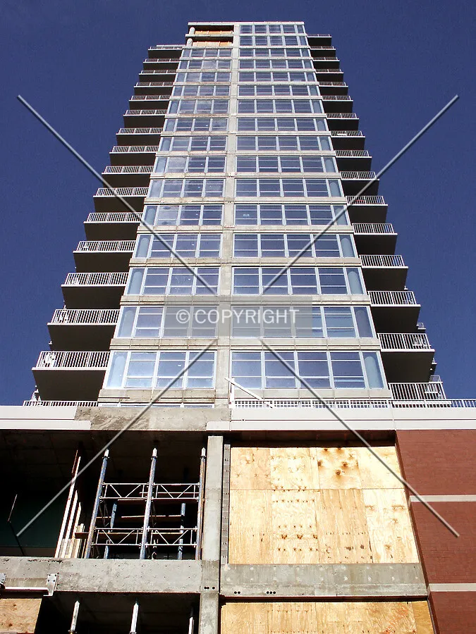 Looking up the east side