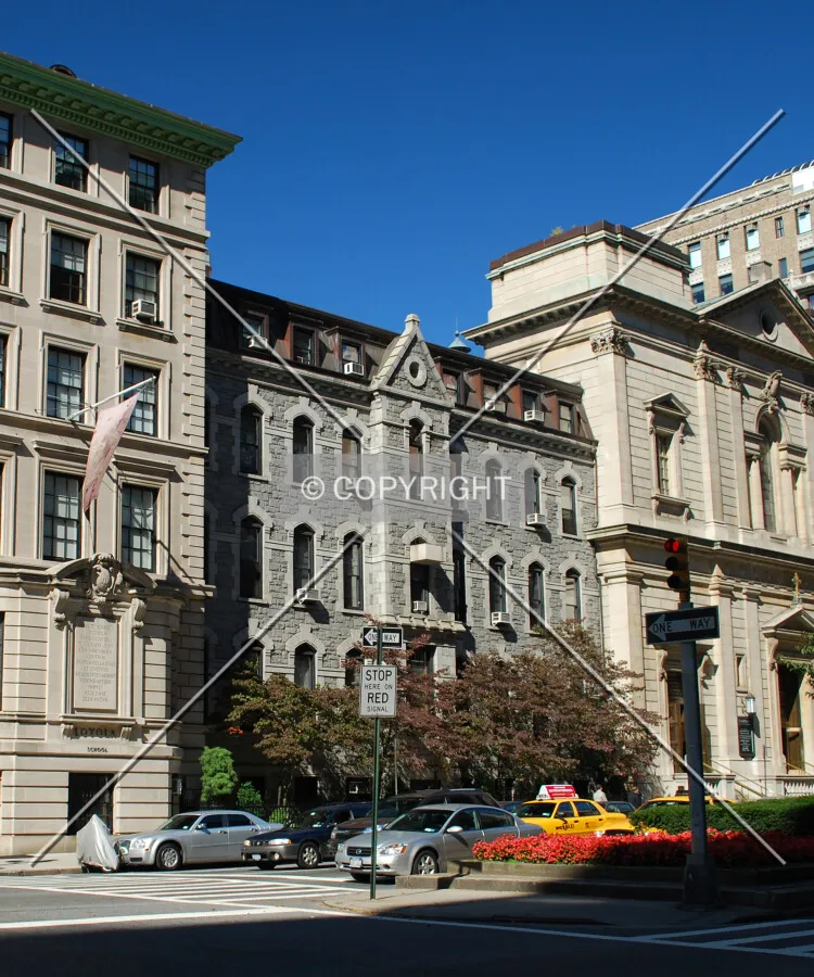 From the southeast across Park Avenue