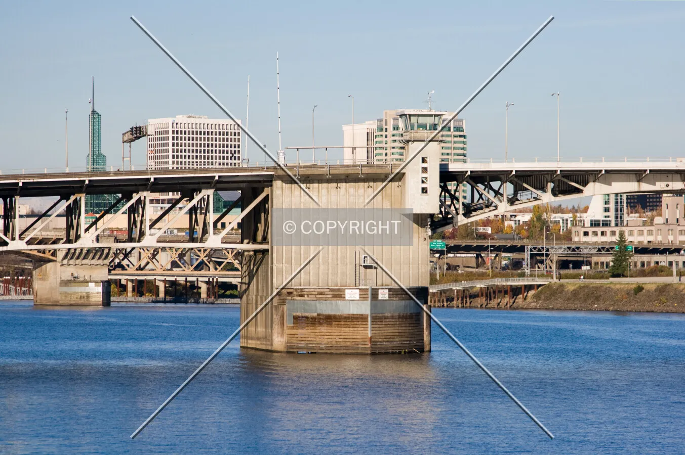As seen from Waterfront Park