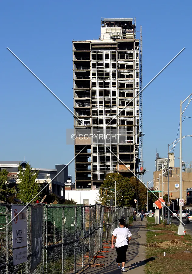 View to the north from South Caldwell Street