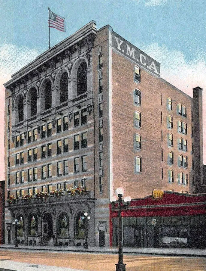 Vintage view from the northwest