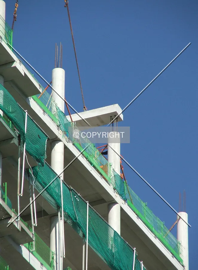 Putting a beam into place
