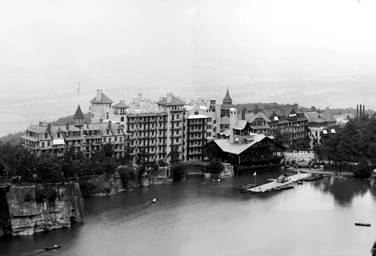 Vintage view from the south