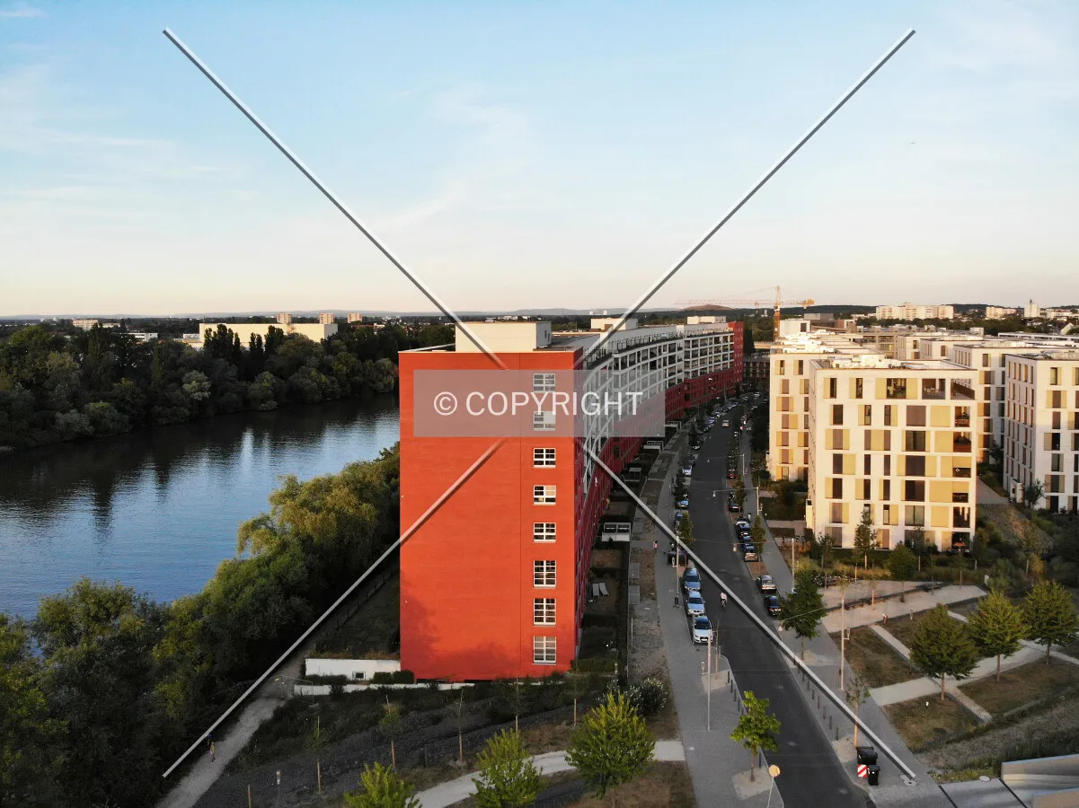 Buildings at Offenbach Hafen