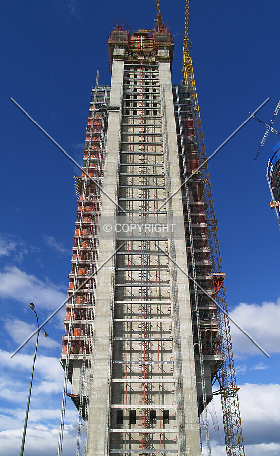 Looking up from the eastern side