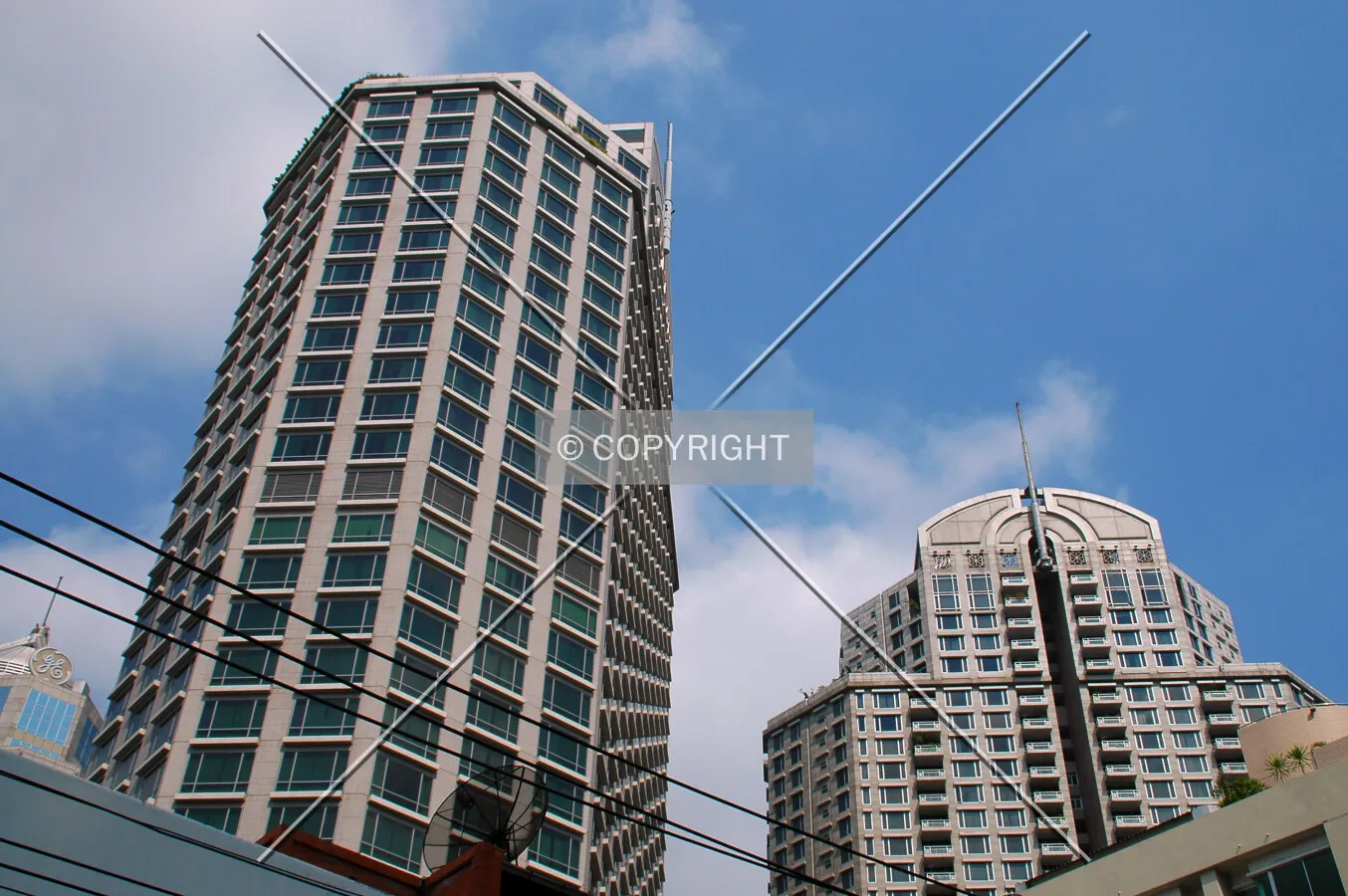 Looking up from Soi Ruamrudee