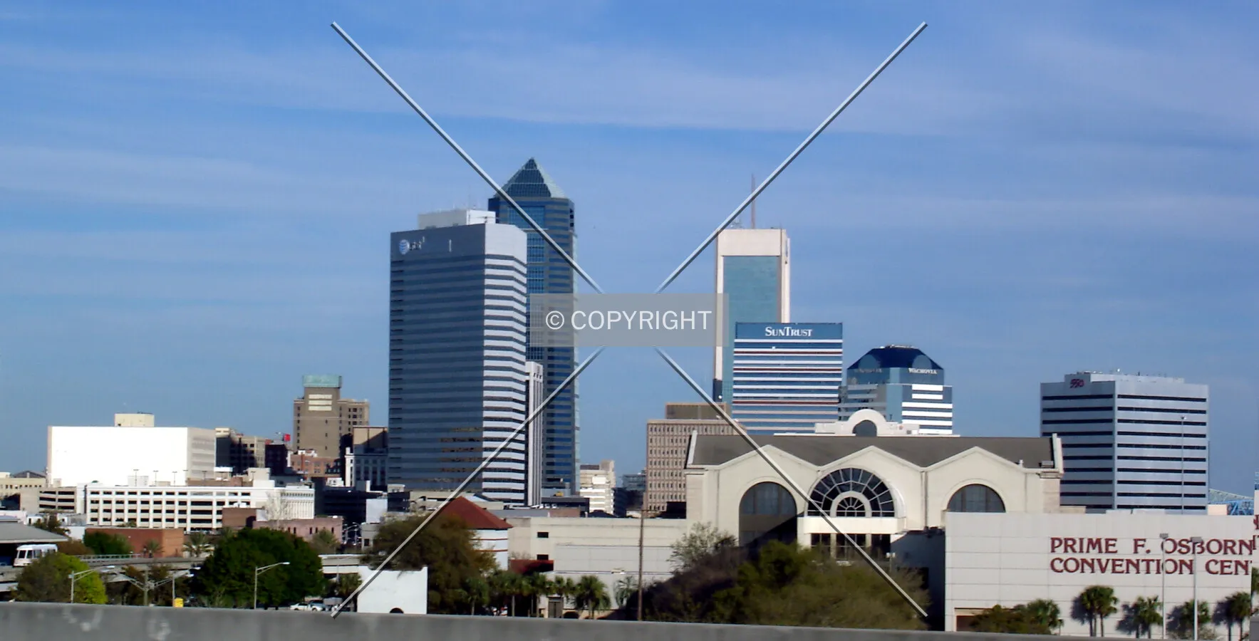 Viewed from I-95