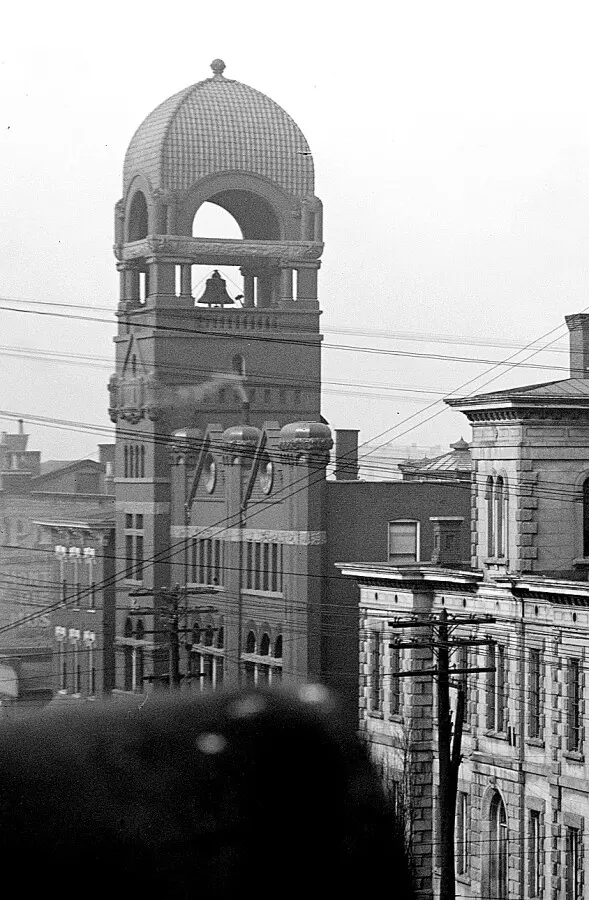 Vintage view from the southeast