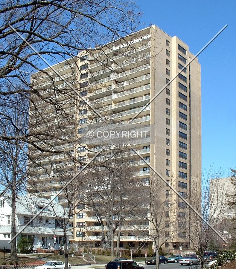 View from the south along Passaic Avenue