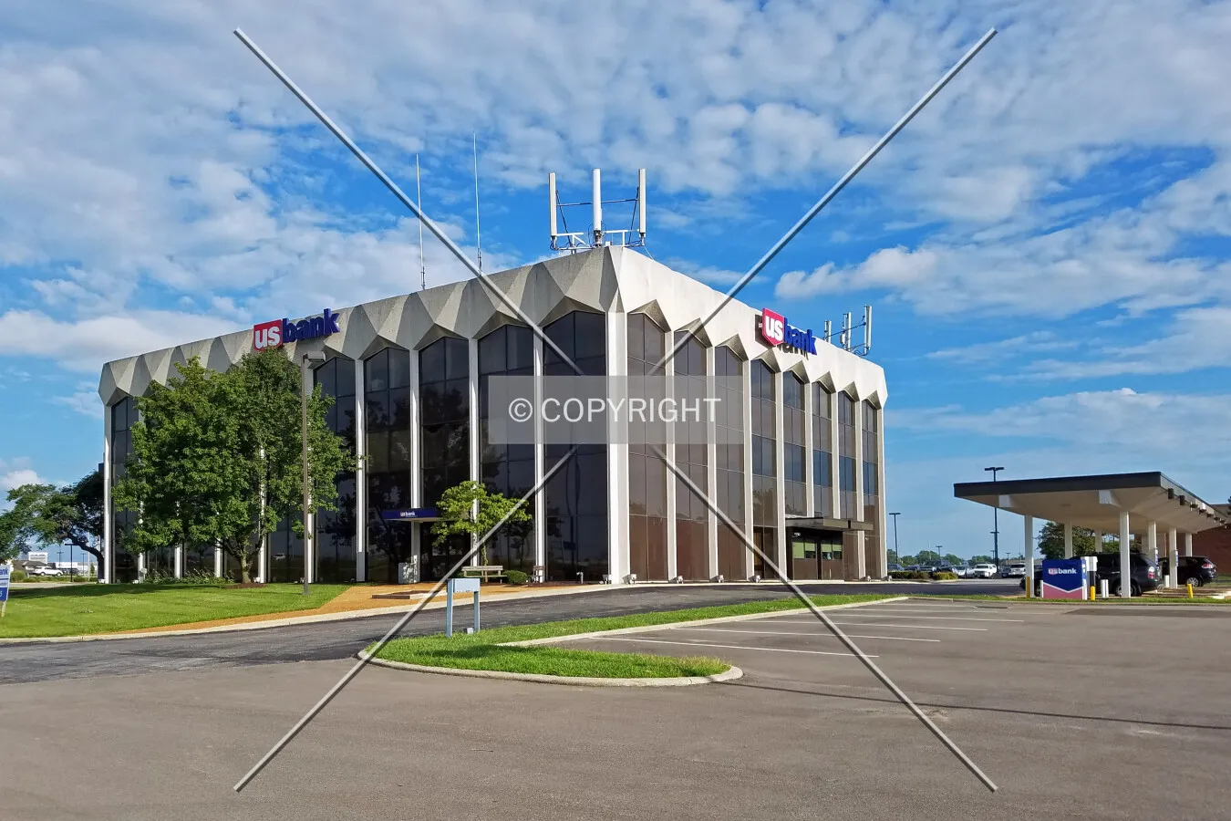 View from the northwest; August 2, 2016