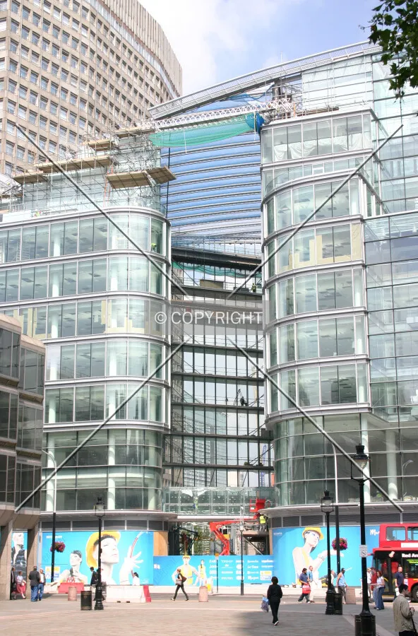 View north of the atrium from Victoria Street