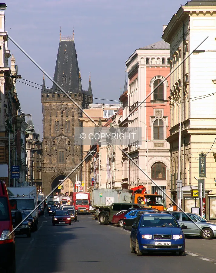 View along Hybernská
