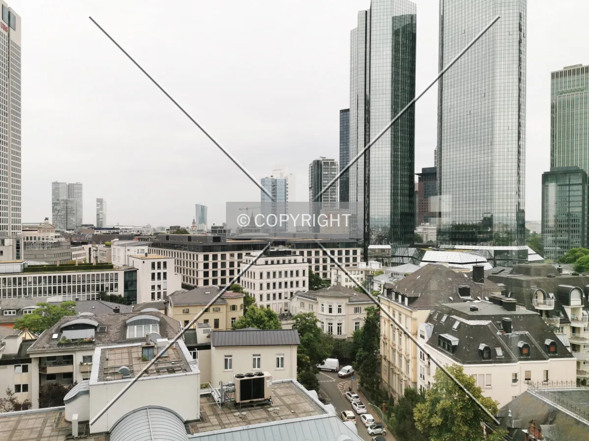 View over the Westend district