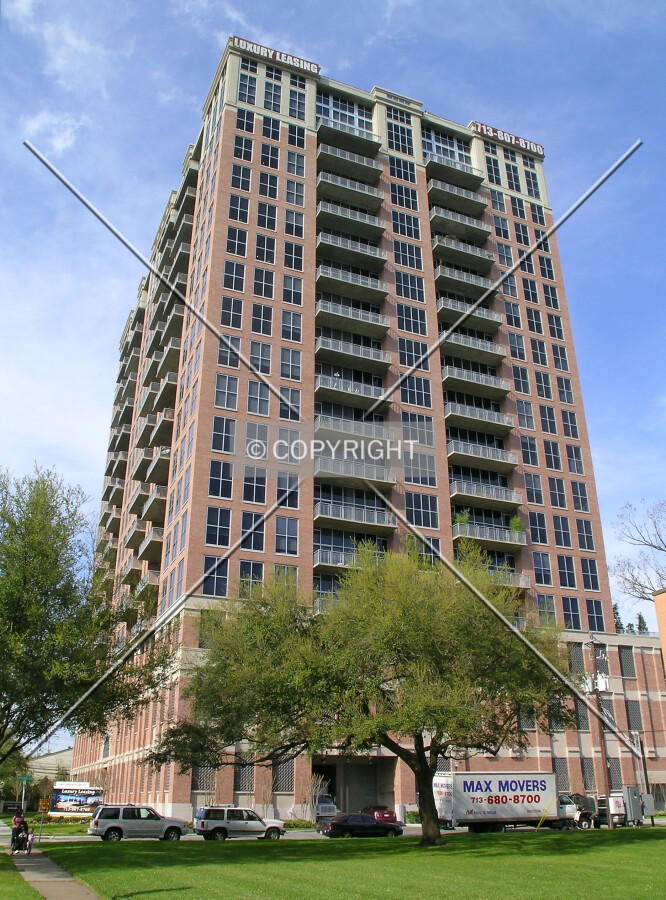 As seen from Montrose Boulevard