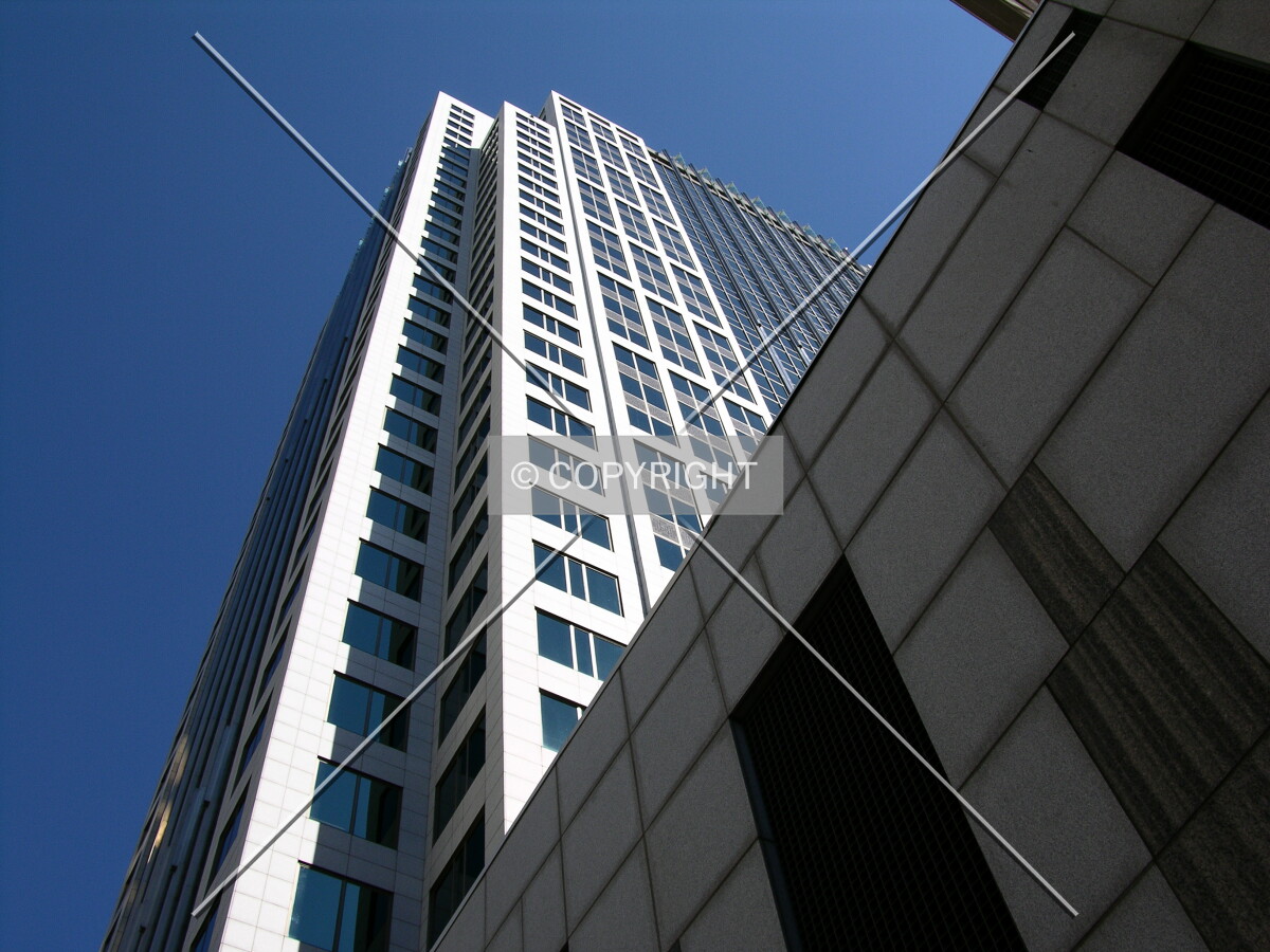Looking up the southwest corner from Tryon Street