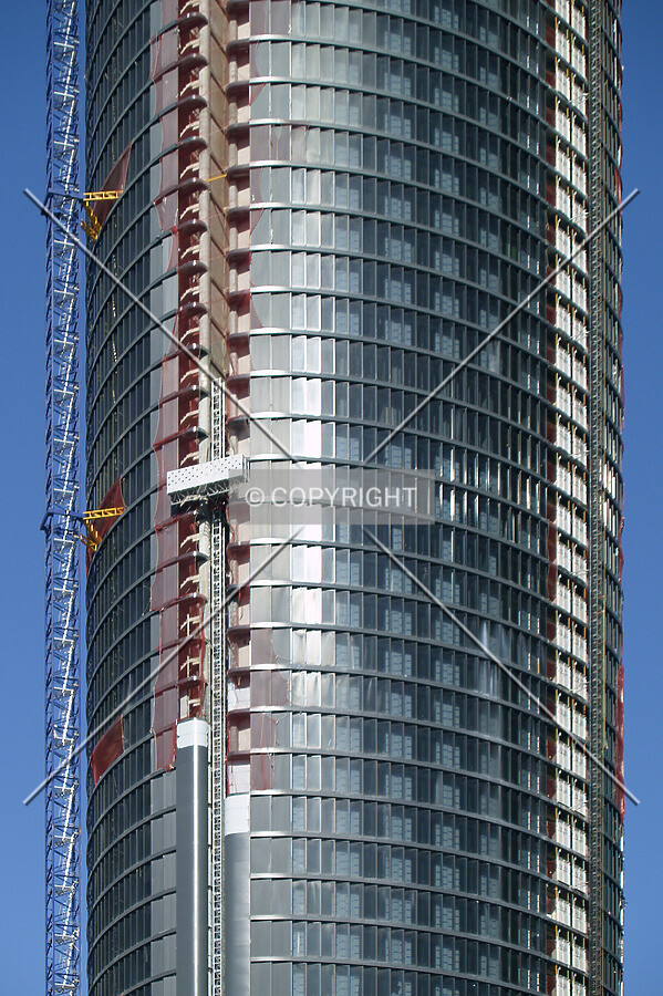 Mid-section as seen from the west
