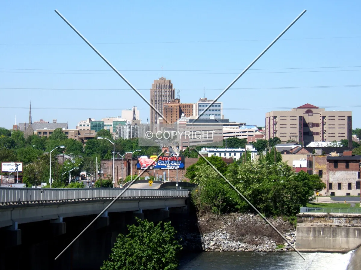 Downtown from the northeast
