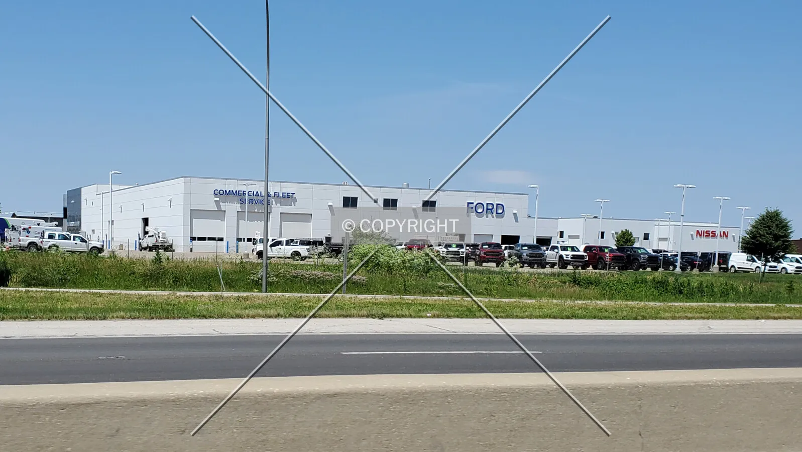Southwest view; June 6, 2020