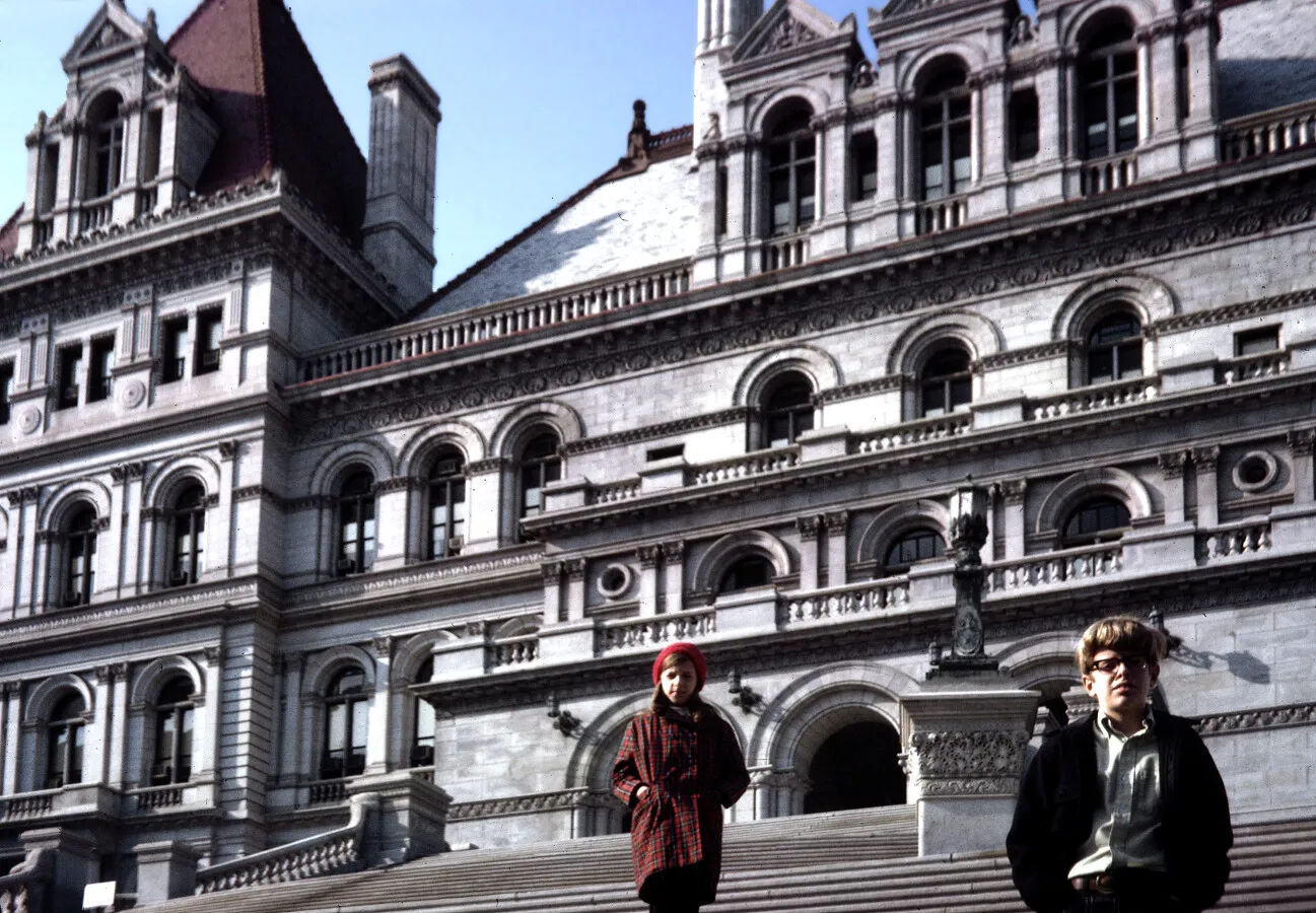View from the east on the Capitol steps