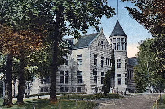 Vintage view from the southwest