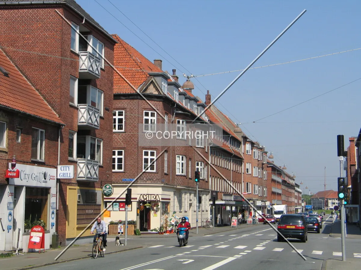 Strandbygade towards the northwest