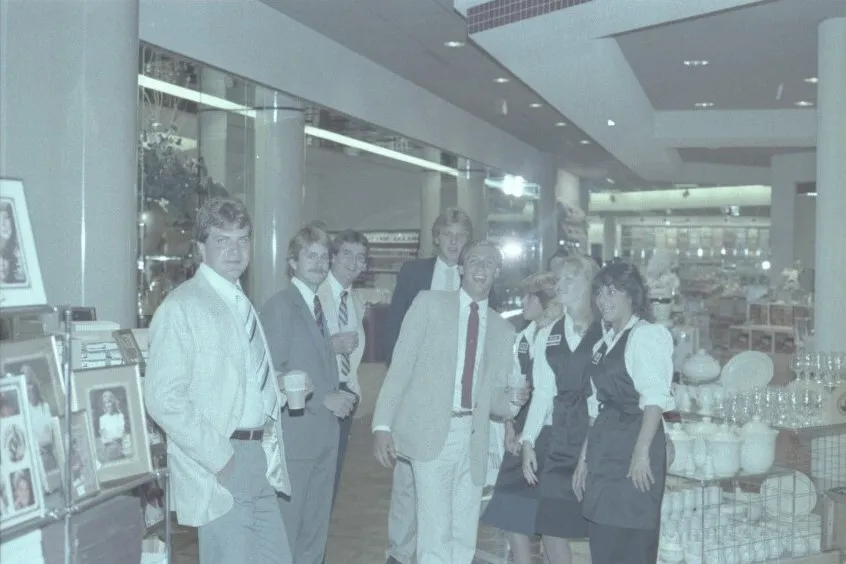 Opening day, Famous Bar; August 1983