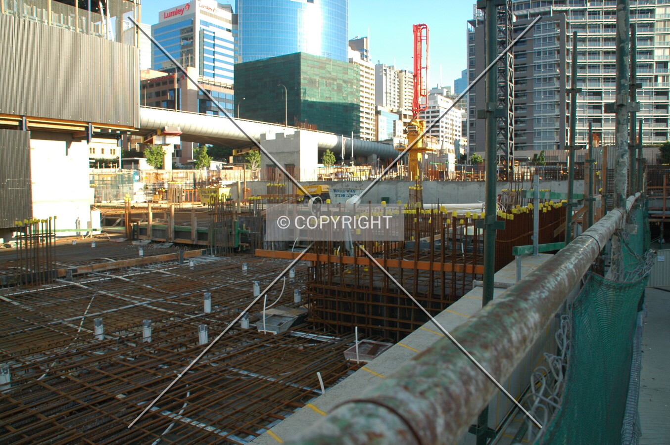 View of the site