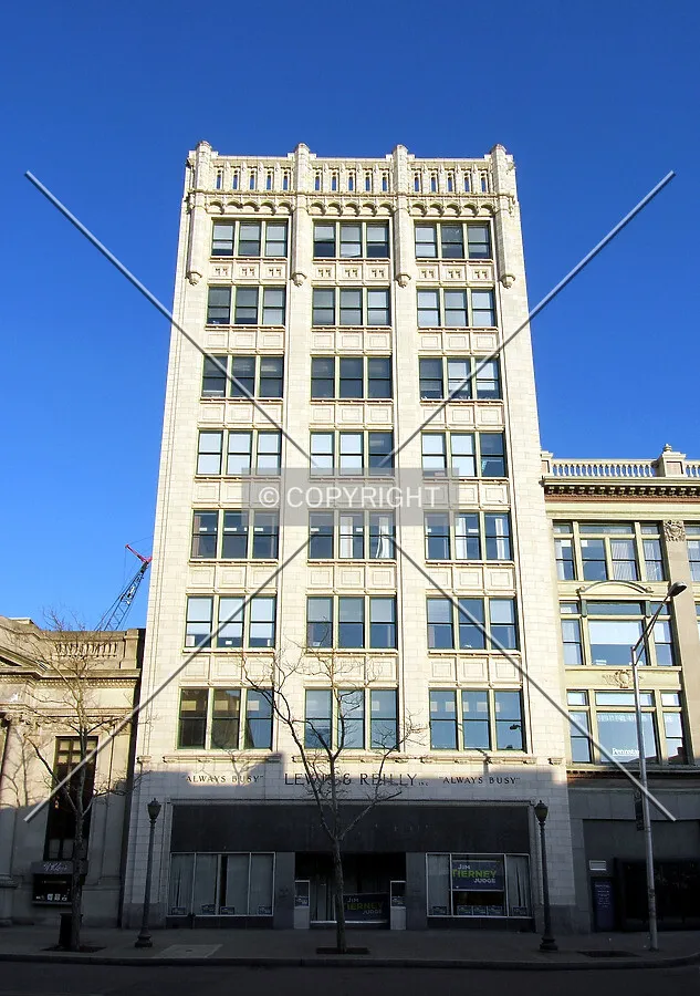 View from the northwest on Wyoming Avenue