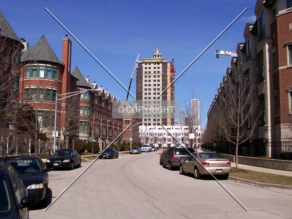 Looking up Prairie Avenue
