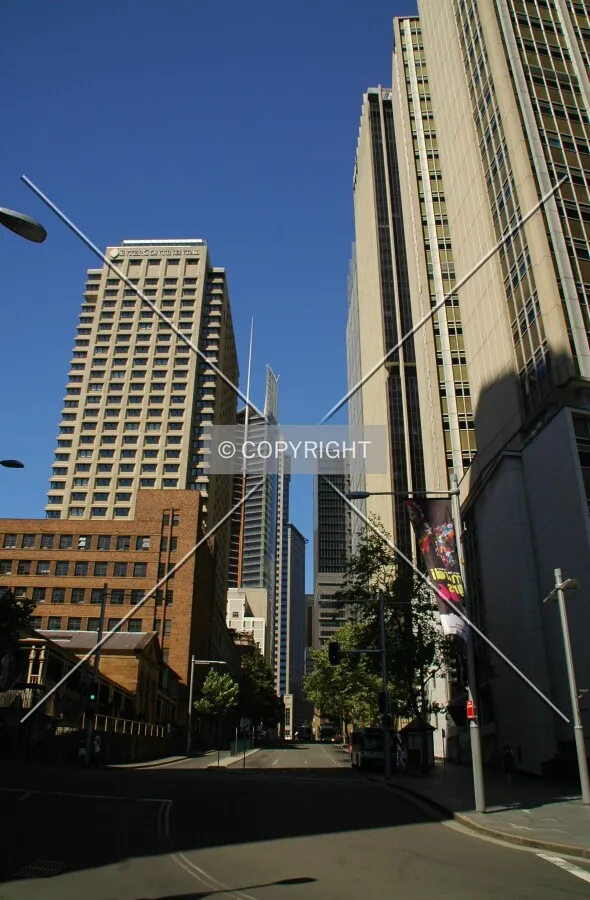 Looking south