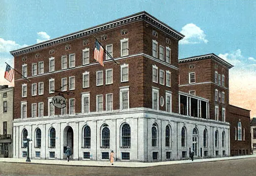Vintage view from the southeast