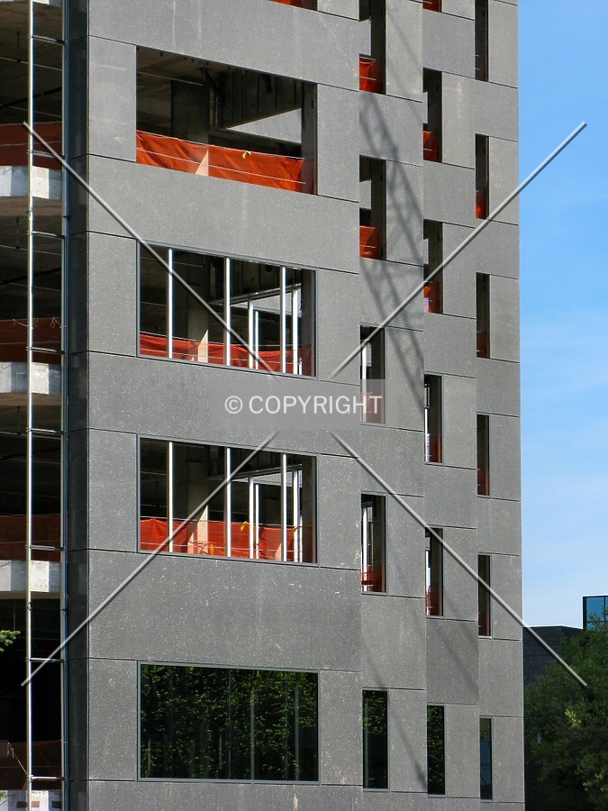 Facade detail from the northwest