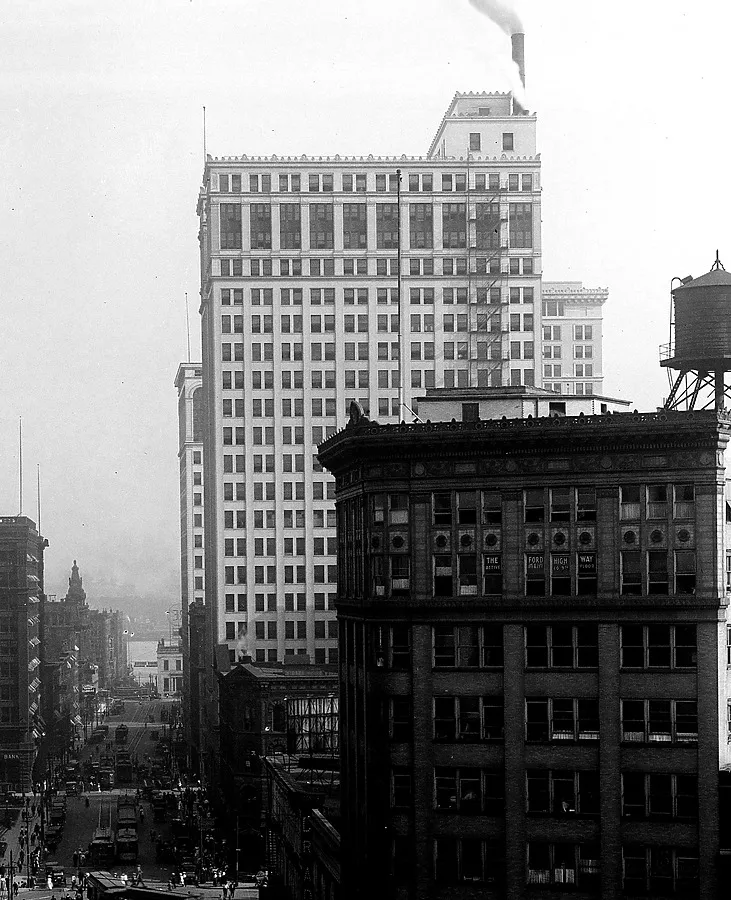 Vintage view from the northwest