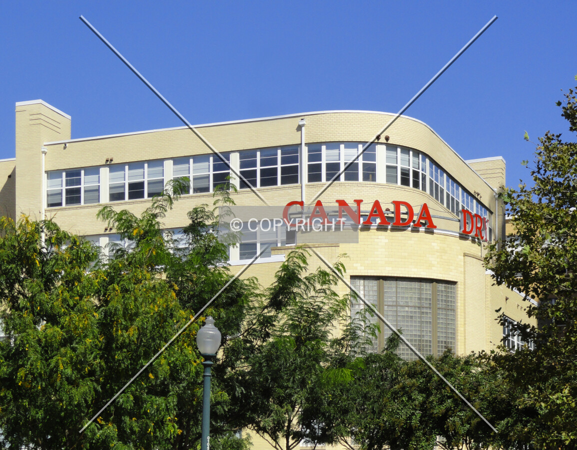The portion of the former 1946 Canada Dry Bottling Plant as designed by Walter Monroe Cory incorporated into the complex