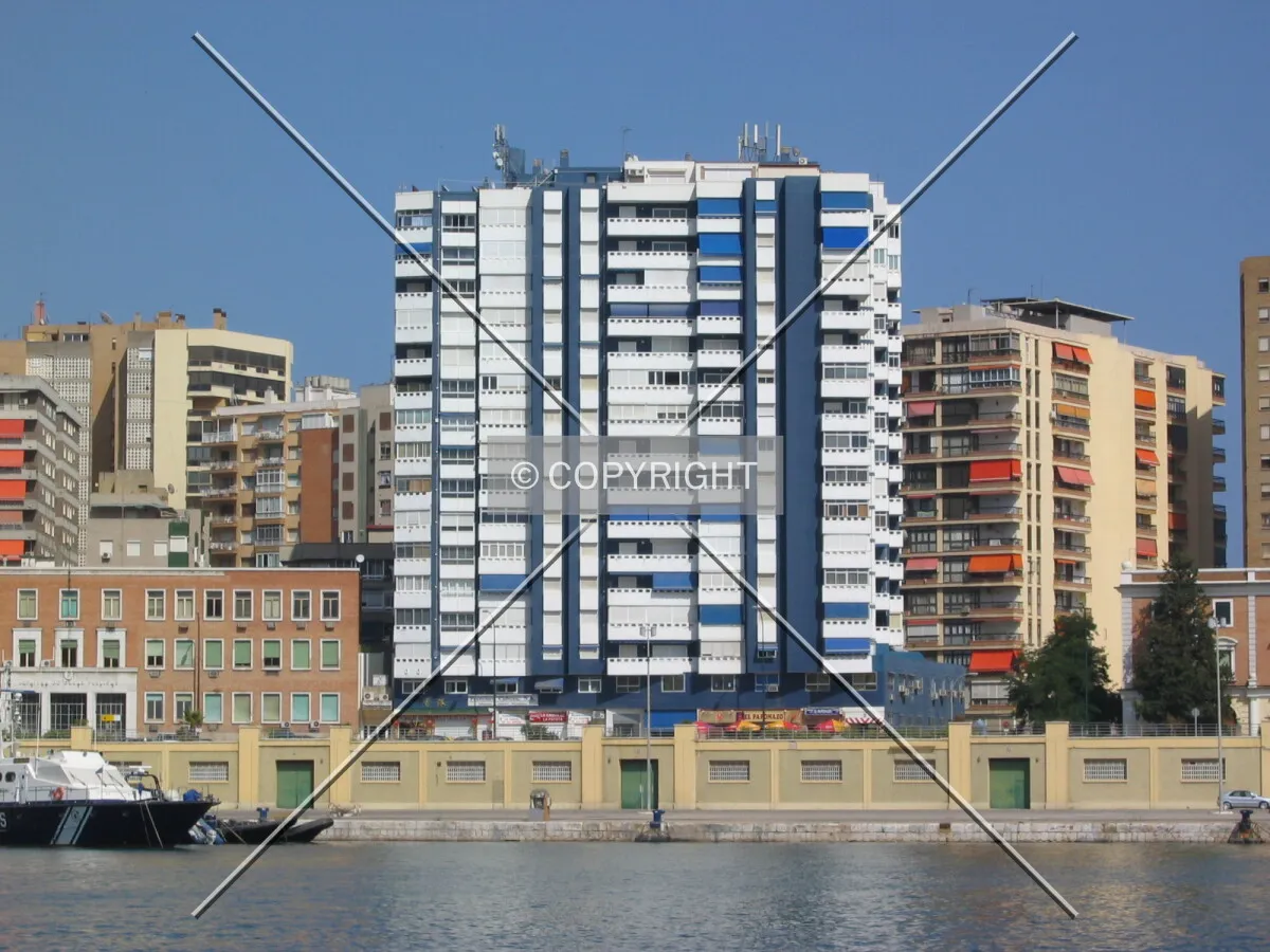 View from the port, close to Plaza de la Marina